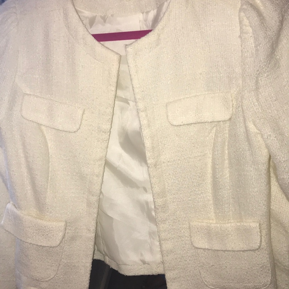 White blazer